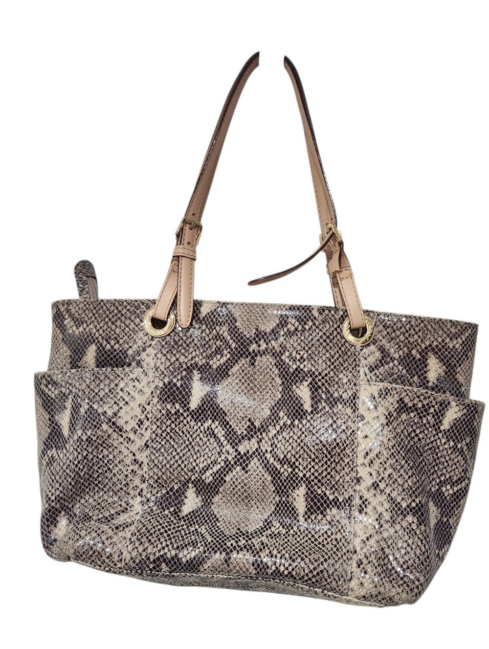 Michael Kors Tote Bag Snakeprint Leather